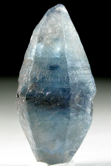 Corundum var. Blue Sapphire from Central Highland Belt, near Ratnapura, Sabaragamuwa Province, Sri Lanka (formerly Ceylon)