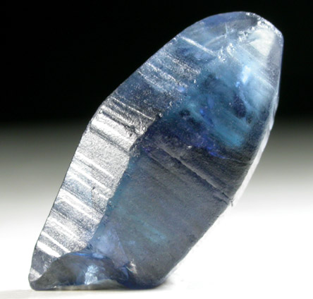 Corundum var. Blue Sapphire from Central Highland Belt, near Ratnapura, Sabaragamuwa Province, Sri Lanka (formerly Ceylon)