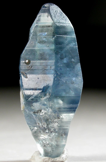 Corundum var. Blue Sapphire from Central Highland Belt, near Ratnapura, Sabaragamuwa Province, Sri Lanka (formerly Ceylon)