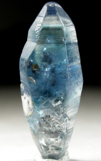 Corundum var. Blue Sapphire from Central Highland Belt, near Ratnapura, Sabaragamuwa Province, Sri Lanka (formerly Ceylon)