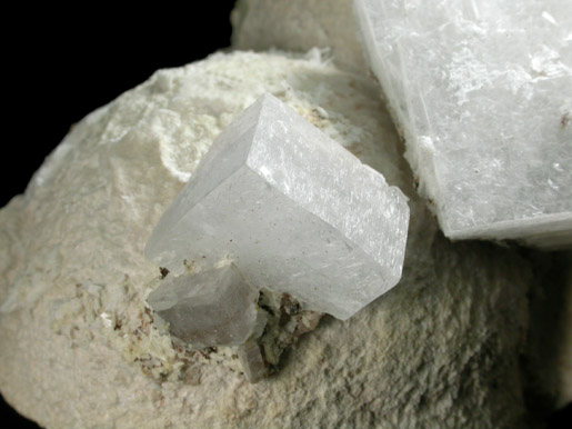 Apophyllite on Pectolite from Prospect Park Quarry, Prospect Park, Passaic County, New Jersey