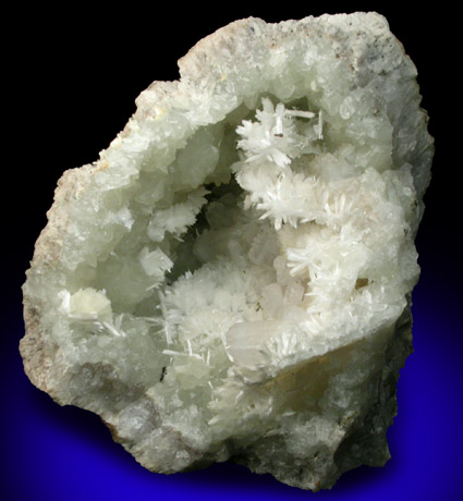 Pectolite, Apophyllite, Datolite from State Pit, Millington Quarry, Bernards Township, Somerset County, New Jersey