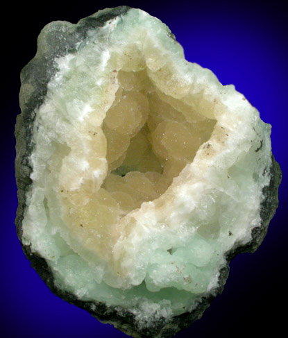 Prehnite from O and G Industries Southbury Quarry, Southbury, New Haven County, Connecticut