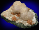 Calcite and Stilbite-Ca from Moore's Station Quarry, 44 km northeast of Philadelphia, Mercer County, New Jersey