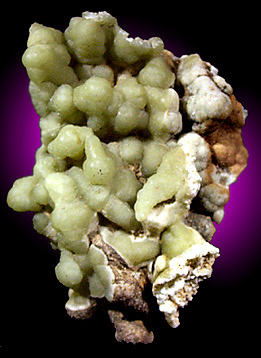 Prehnite epimorphs after Anhydrite from Prospect Park Quarry, Prospect Park, Passaic County, New Jersey