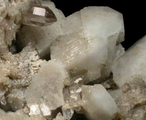 Microcline with Smoky Quartz and Aegirine from 5 km NE of Malosa Mountain, Zomba District, Malawi