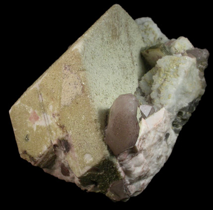 Microcline with Quartz and Muscovite from Baveno, Piemonte, Italy
