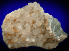 Calcite and Stilbite-Ca from Moore's Station Quarry, 44 km northeast of Philadelphia, Mercer County, New Jersey