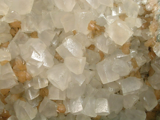 Calcite and Stilbite-Ca from Moore's Station Quarry, 44 km northeast of Philadelphia, Mercer County, New Jersey