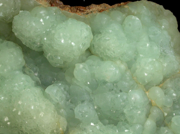 Prehnite from Riker Hill, Livingston, Essex County, New Jersey