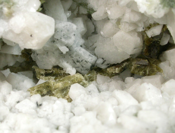 Microcline, Titanite, Clinozoisite from Maryland Crushed Stone, Churchville Quarry, Harford County, Maryland