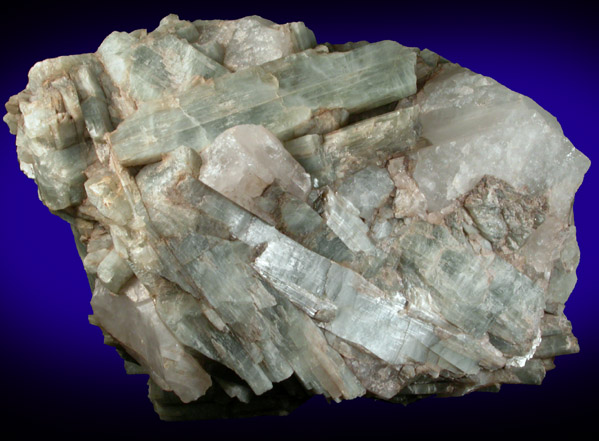 Tremolite in Quartz from ZCA exploratory site near Colton, St. Lawrence County, New York