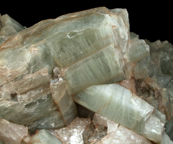 Tremolite in Quartz from ZCA exploratory site near Colton, St. Lawrence County, New York
