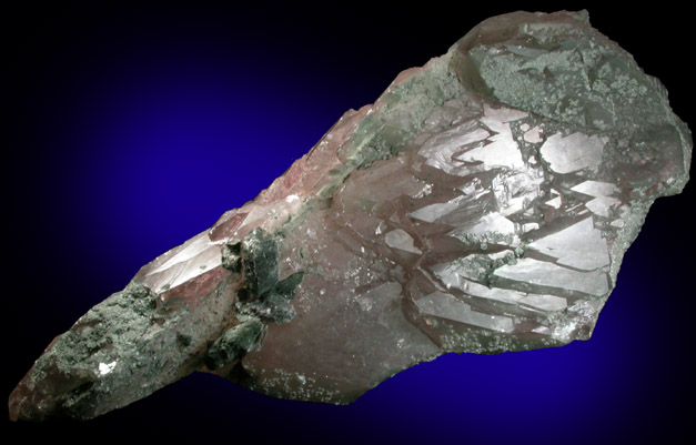 Quartz with Calcite and Chlorite from O'kiep Copper District, Namaqualand, South Africa