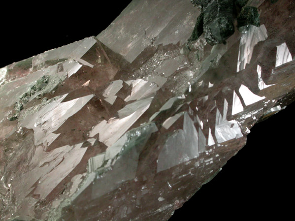 Quartz with Calcite and Chlorite from O'kiep Copper District, Namaqualand, South Africa