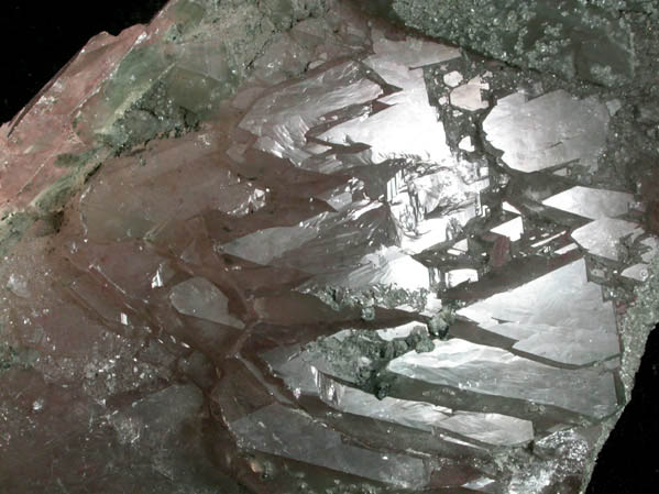 Quartz with Calcite and Chlorite from O'kiep Copper District, Namaqualand, South Africa