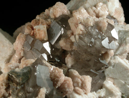 Microcline, Albite, Quartz, Muscovite, Florencite-(Ce) from Mina Rumi, Belen Department, Catamarca, Argentina