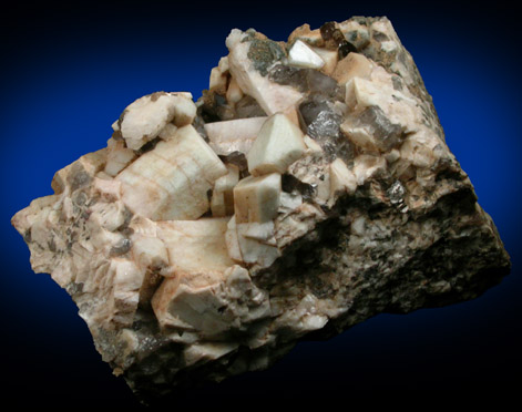 Microcline with Quartz from Moat Mountain, Hale's Location, Carroll County, New Hampshire