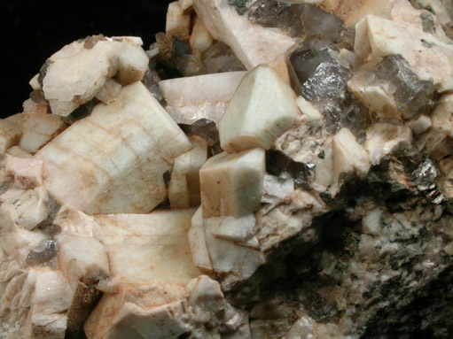 Microcline with Quartz from Moat Mountain, Hale's Location, Carroll County, New Hampshire