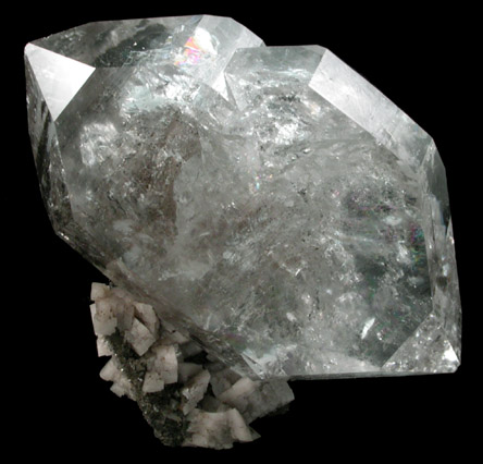 Quartz var. Herkimer Diamond with Dolomite from Eastern Rock Products Quarry (Benchmark Quarry), St. Johnsville, Montgomery County, New York