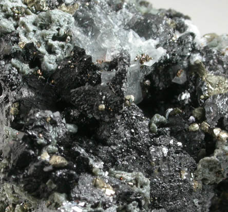 Magnetite with Pyrite and Talc from ZCA Pierrepont Mine, Pierrepont, St. Lawrence County, New York