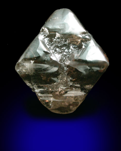 Diamond (4.94 carat brown octahedral crystal) from Argyle Mine, Kimberley, Western Australia, Australia