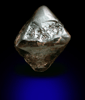 Diamond (4.20 carat brown octahedral crystal) from Argyle Mine, Kimberley, Western Australia, Australia