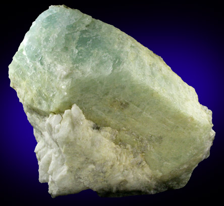 Beryl var. Aquamarine from Beauregard Quarry, Alstead, Cheshire County, New Hampshire