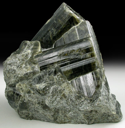 Vesuvianite from Goodall Farm Quarry, Sanford, York County, Maine