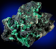 Malachite on Tenorite from Morenci Mine, Clifton District, Greenlee County, Arizona