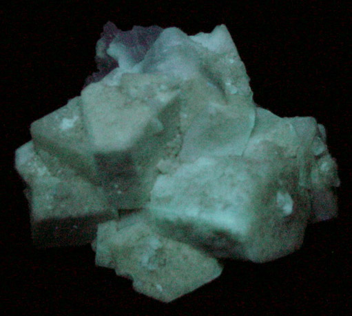 Strontianite pseudomorphs after Celestine from Lime City Quarry, Wood County, Ohio