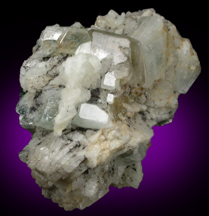 Fluorapatite and Albite from Lavra da Golconda, Near Governor Valadares, Minas Gerais, Brazil