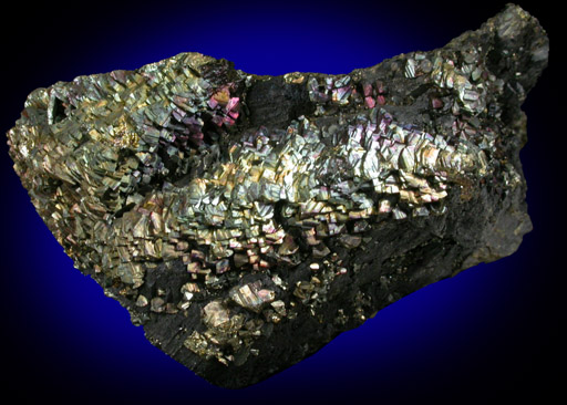 Sphalerite with epitaxial Chalcopyrite overgrowth. from Old Goat Mine, near Treece, Cherokee County, Kansas