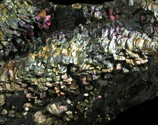 Sphalerite with epitaxial Chalcopyrite overgrowth. from Old Goat Mine, near Treece, Cherokee County, Kansas