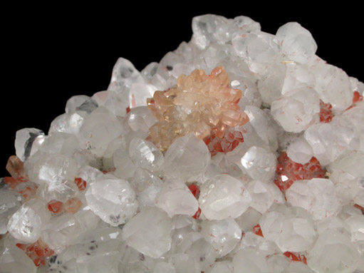 Calcite and Quartz from Upper New Street Quarry, Paterson, Passaic County, New Jersey