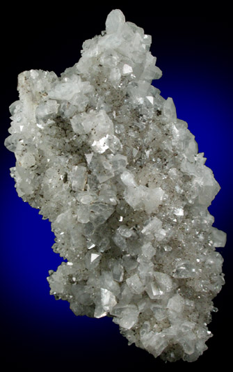 Heulandite-Ca, Quartz, Calcite from Prospect Park Quarry, Prospect Park, Passaic County, New Jersey