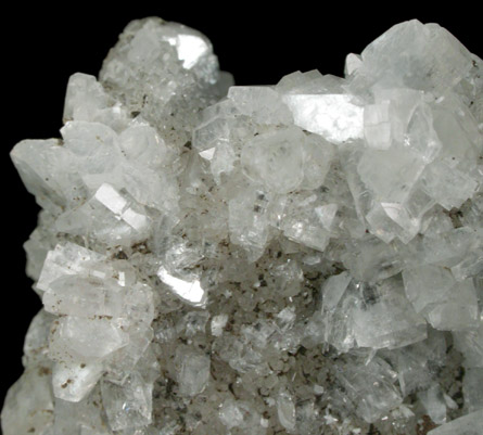 Heulandite-Ca, Quartz, Calcite from Prospect Park Quarry, Prospect Park, Passaic County, New Jersey