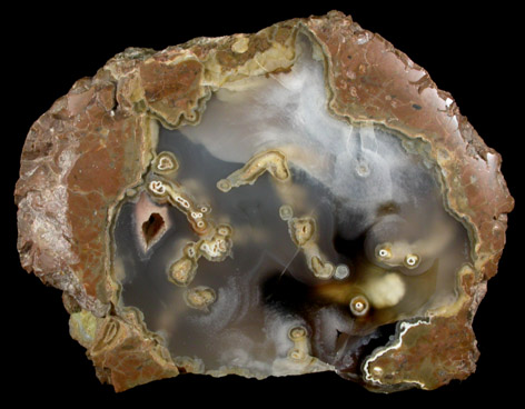 Quartz var. Agate Thunderegg from Ochoco Mountains, Oregon