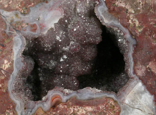 Quartz var. Agate Thunderegg from Ochoco Mountains, Oregon