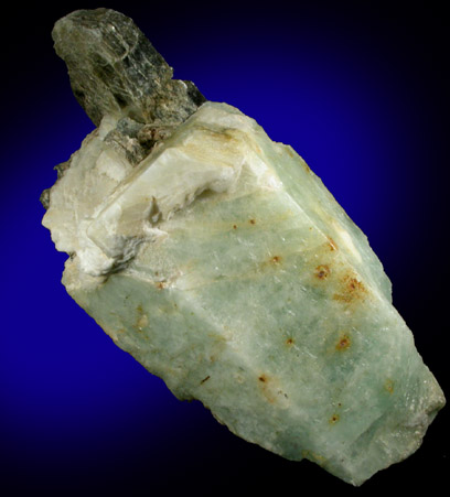 Beryl with Muscovite from Strickland Quarry, Collins Hill, Portland, Middlesex County, Connecticut