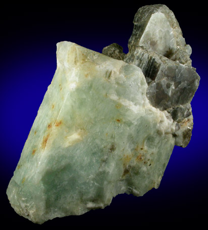 Beryl with Muscovite from Strickland Quarry, Collins Hill, Portland, Middlesex County, Connecticut