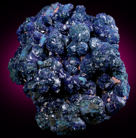 Azurite from Morenci Mine, Clifton District, Greenlee County, Arizona