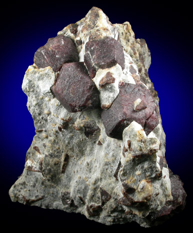 Almandine Garnet with Staurolite from Green's Farm, 750 m. ESE of Roxbury Falls, Roxbury, New Haven County, Connecticut