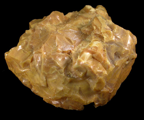 Retinite (fossilized tree resin similar to Amber) from Raritan Formation, Roebling (formerly Kinkora), 5.6 km SW of Trenton, Burlington County, New Jersey