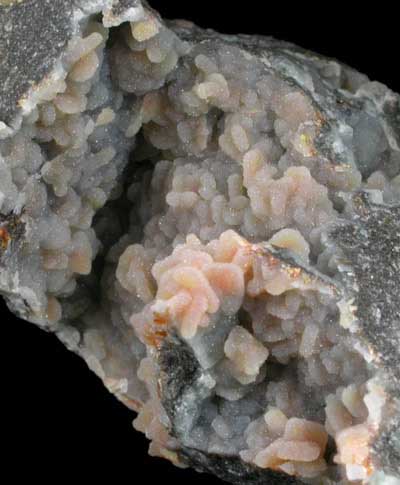 Wulfenite coated with drusy Quartz on Hemimorphite from Finch Mine (Barking Spider Mine), north of Hayden, Gila County, Arizona