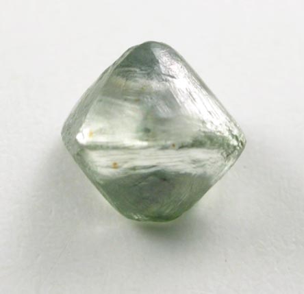 Diamond (0.37 carat green octahedral crystal) from Guaniamo, Bolivar Province, Venezuela