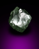 Diamond (0.33 carat green complex crystal) from Guaniamo, Bolivar Province, Venezuela