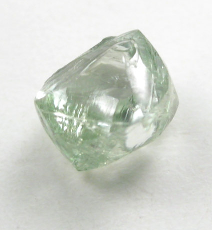 Diamond (0.33 carat green complex crystal) from Guaniamo, Bolivar Province, Venezuela