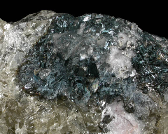 Covellite and Sphalerite from Sterling Mine, Ogdensburg, Sterling Hill, Sussex County, New Jersey