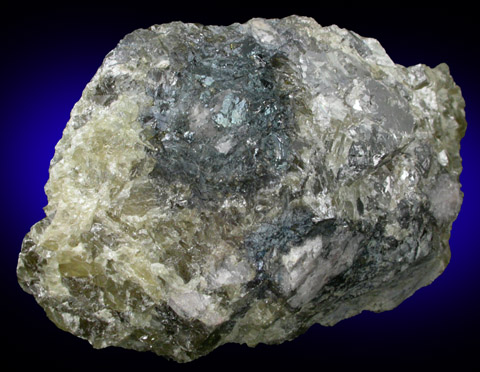 Covellite and Sphalerite from Sterling Mine, Ogdensburg, Sterling Hill, Sussex County, New Jersey